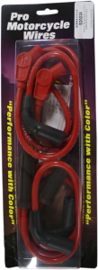 8mm Custom-fit Spark Plug Wire Kit Red, 2, nordicamoto.ro