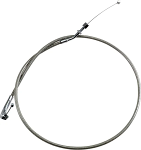 Armor Coat rozsdamentes acél fojtószelep-/alapjárati kábel cruiser motorkerékpárokhoz – Silver Standard modell, 1, nordicamoto.ro