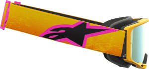 Alpinestars Vision 8 Corp szemüveg, narancssárga/rózsaszín/sárga, EGY MÉRET, 4, nordicamoto.ro