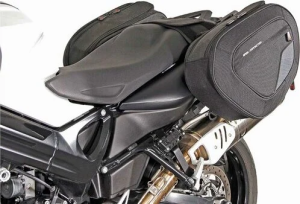 Blaze Saddlebag Set Black, Gray
