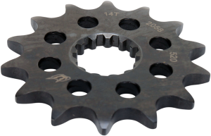 Lightweight Steel Sprocket Black, Zinc, 1, nordicamoto.ro