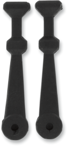 Rubber Hood Latches Black