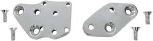 Kick-back Adapter Plates Black, Silver 3/4, 1, nordicamoto.ro