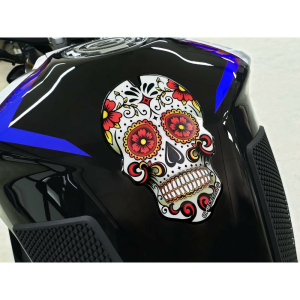 OneDesign Skull Red tankvédő, nordicamoto.ro