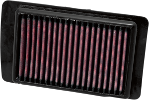 High-flow Air Filter Black, Red