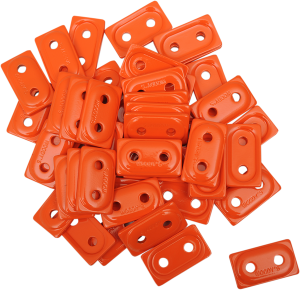 Double Digger® Aluminum Support Plates Orange, 2, nordicamoto.ro