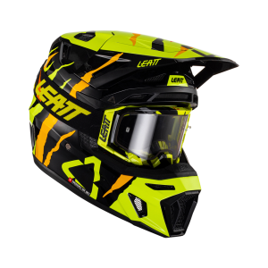 Casca Leatt 8.5 V23 Citrus Tiger Black/Fluo Yellow/Orange  (Ochelari Velocity 5.5 Cadou) XXL, 1, nordicamoto.ro