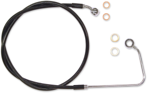 Xr Stainless Upper Brake Line Black, Chrome Oversize [+102 mm (4'')], 2, nordicamoto.ro