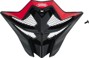 SHOEI VFW06/VFWR sisak állszellőző, piros/fekete, 1, nordicamoto.ro