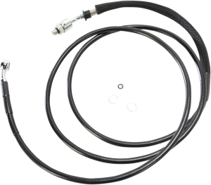 Stainless Steel Hydraulic Clutch Line Black +152 mm (6''), 1, nordicamoto.ro