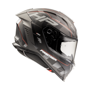 Casca Premier Hyper Carbon HP sisak, piros/szürke/fekete, S-es méret, 2, nordicamoto.ro
