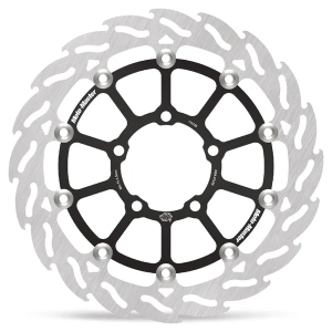 Flame sorozat – lebegő rotor, fekete, ezüst, nordicamoto.ro