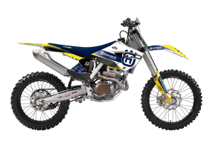 Trophy Graphic Kit With Seat Cover Yellow, White, Blue, 3, nordicamoto.ro