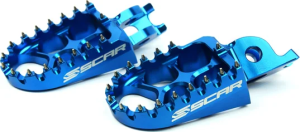 Evolution Racing Footpegs Blue