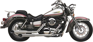 Classic Deluxe Exhaust System Chrome, 1, nordicamoto.ro