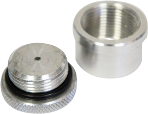 Vented Gas Cap With Weld-on Bung Silver