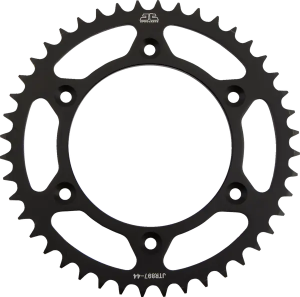 JT SPROCKETS Acél hátsó lánckerék, fekete, 1, nordicamoto.ro
