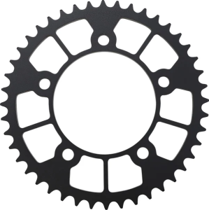 Steel Rear Sprocket Black, Zinc Plated, 2, nordicamoto.ro