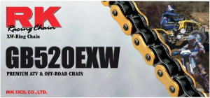 520 Exw hajtólánc, fekete, arany, nordicamoto.ro