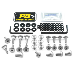 Fairing Bolt Kit For Suzuki Silver