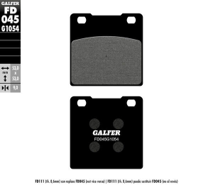 Semi-metallic Brake Pads