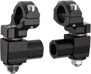 Anti-vibration 2(r) Pivot Handlebar Riser Black