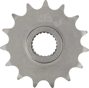 JT SPROCKETS ellen tengely elülső lánckerék, természetes színű , nordicamoto.ro