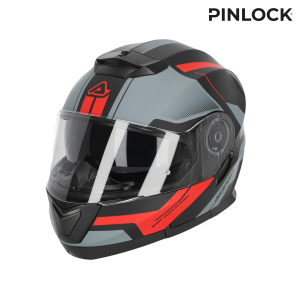 Acerbis Serel 22-06 felnyitható sisak, fekete/piros, S méret, 3, nordicamoto.ro