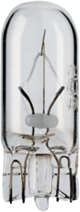 Filament Glass Wedge Bulbs Amber