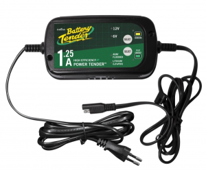 Battery Charger Power Tender Selectable 6v / 12v 0.8a 17,2 Cm X 9,3 Cm X 4,9 Cm Black Black