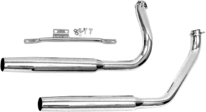 1-3/4(r) Dual Tapered Muffler Pipes Chrome, 1, nordicamoto.ro