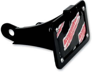 Victory Side-mount License Plate Black, 1, nordicamoto.ro