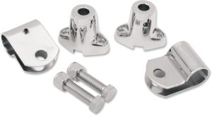 Turn Signal Mounting Bracket Kit Chrome, 1, nordicamoto.ro