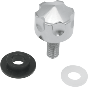 Six-shooter Seat Mount Knob Silver