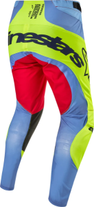 Pantaloni Alpinestars Techstar Ocuri Red/Fluo Yellow/Blue, 3, nordicamoto.ro