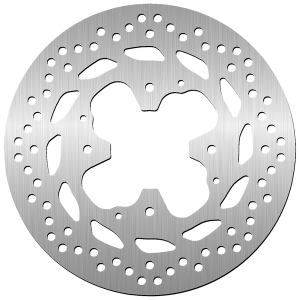 Brake Rotor Round Silver