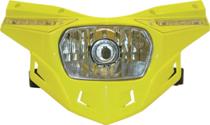 Lower Replacement Plastic For Stealth Headlights Yellow