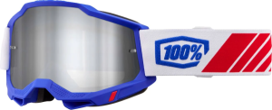 100% Accuri 2 Blue szemüveg – ezüst lencse, EGY MÉRET, 1, nordicamoto.ro