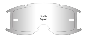 Smith Optics Squad Clear AirScreen lencse, 2, nordicamoto.ro