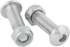 Foot Peg Hardware Kit Silver, 1, nordicamoto.ro