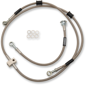 Front And Rear Brake Lines Silver