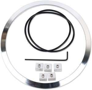 Headlight Adapter Kit Chrome, 1, nordicamoto.ro