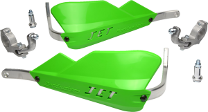 Jet Handguards For Tapered Handlebar Green, 1, nordicamoto.ro
