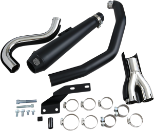El Diablo 2:1 Exhaust System Black, 1, nordicamoto.ro