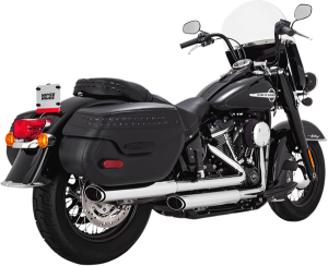 Twin Slash Slip-on Mufflers Chrome, 2, nordicamoto.ro