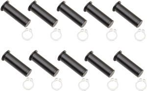 Pivot Pin/clip Kit Black