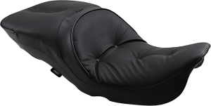 Backrest Compatible 2-up Leather Touring Seat Black, 2, nordicamoto.ro