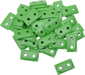 Double Digger® Aluminum Support Plates Red