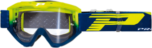 3450ls Riot Mx Goggles Blue, Hi-vis, Yellow