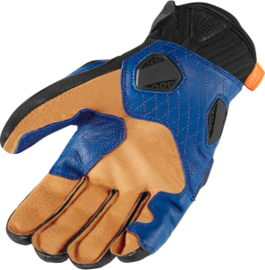 Manusi Piele Icon Hypersport™ Blue L, 2, nordicamoto.ro